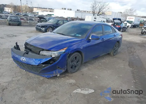 2021 Hyundai Elantra Sel из США, поврежденный, VIN KMHLM4AG1MU117679